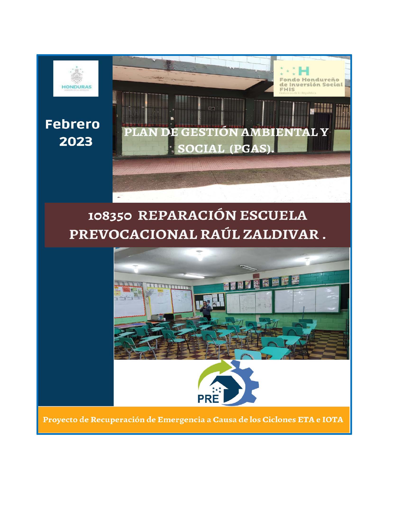 REPARACION ESCUELA PREVOCACIONAL RAUL ZALDIVAR 108350_Página_01 REPARACION ESCUELA PREVOCACIONAL RAUL ZALDIVAR 108350