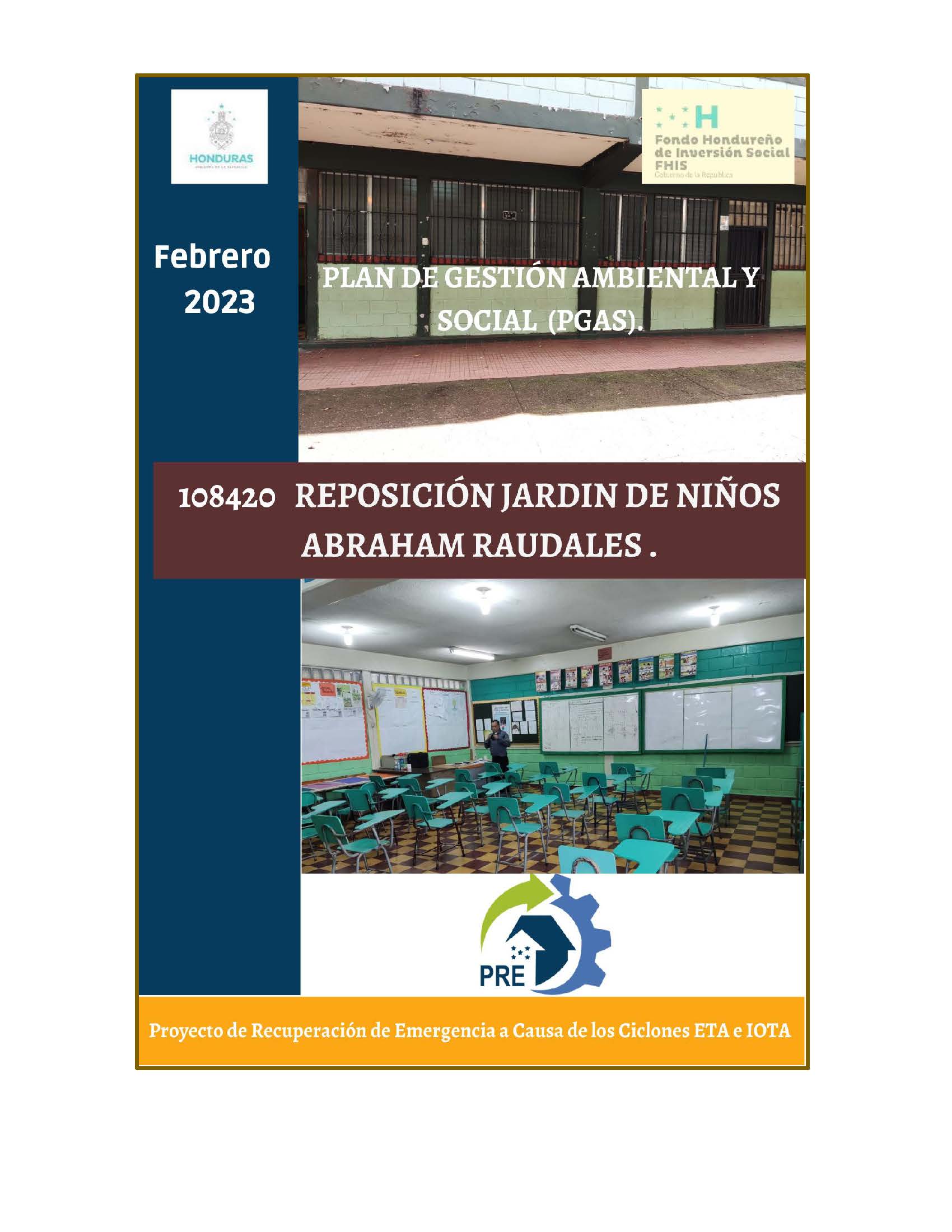 REPOSICION. JARDIN DE NIÑOS ABRAHAM RAUDALES 108420_Página_01 REPOSICION. JARDIN DE NIÑOS ABRAHAM RAUDALES 108420