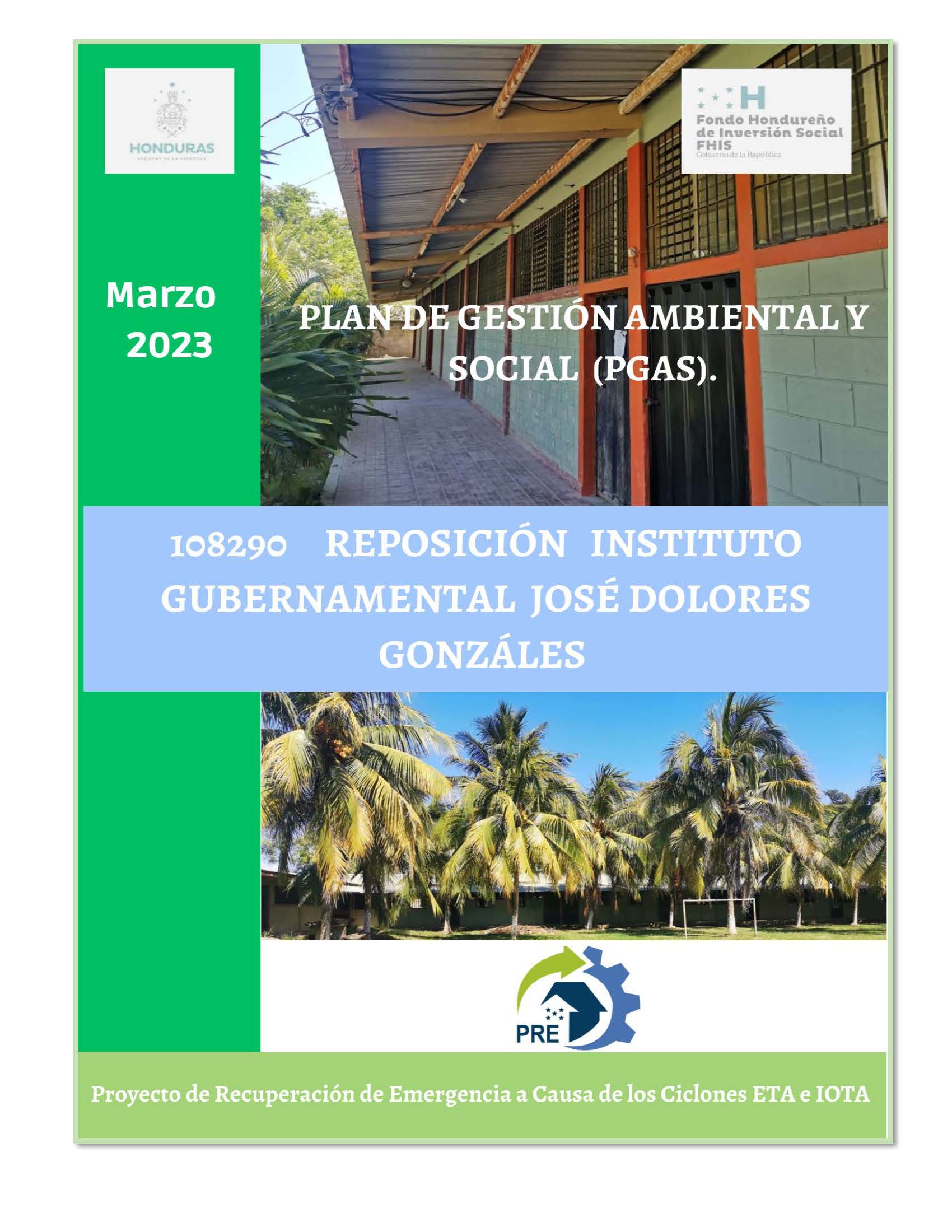 Reposición INSTITUTO JOSE DOLORES GONZALES 108290 marzo 2023.docx_Página_001 Reposición INSTITUTO JOSE DOLORES GONZALES 108290 MARZO2023