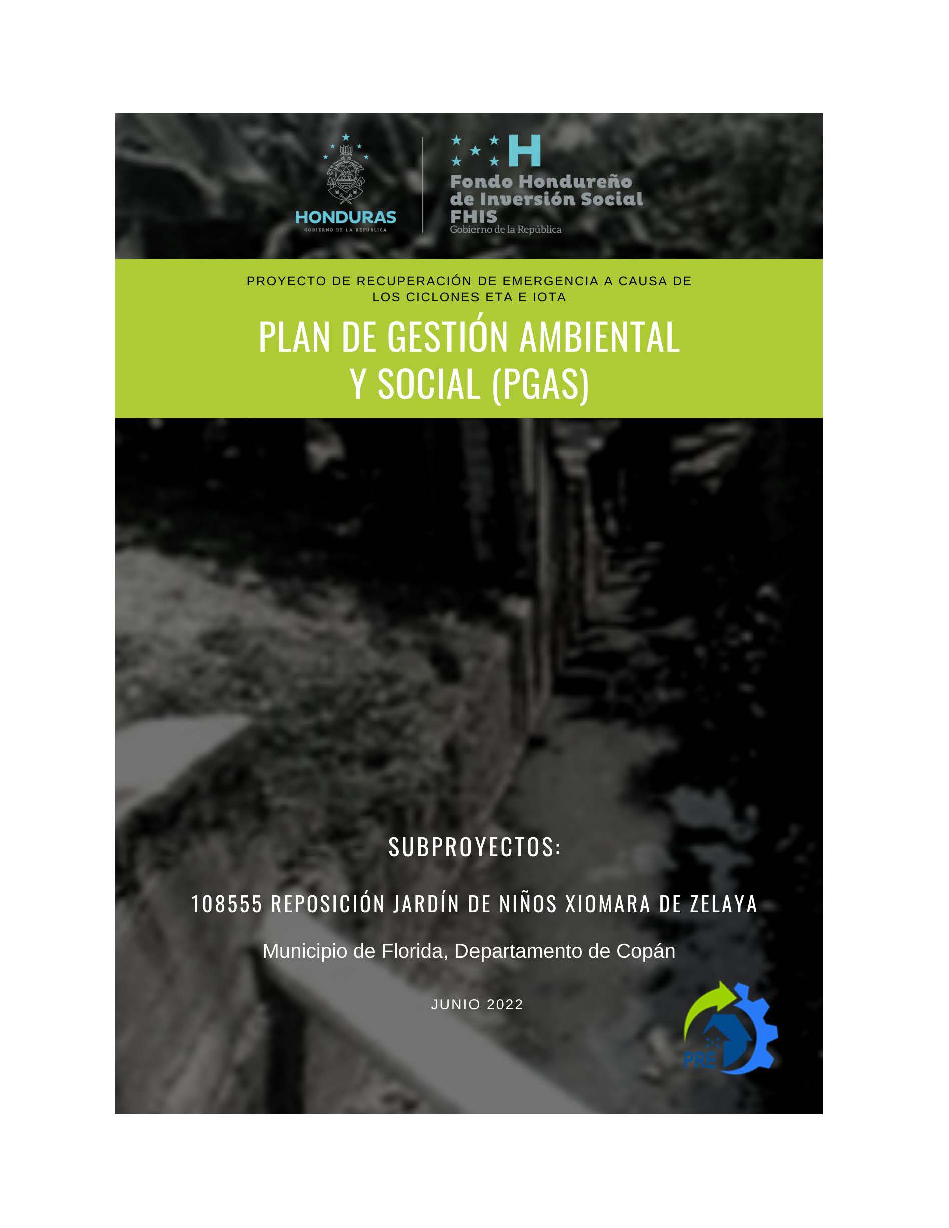 PGAS REPOSICION JARDIN DE NINOS XIOMARA DE ZELAYA 108555_Página_01 PGAS REPOSICION JARDIN DE NINOS XIOMARA DE ZELAYA 108555