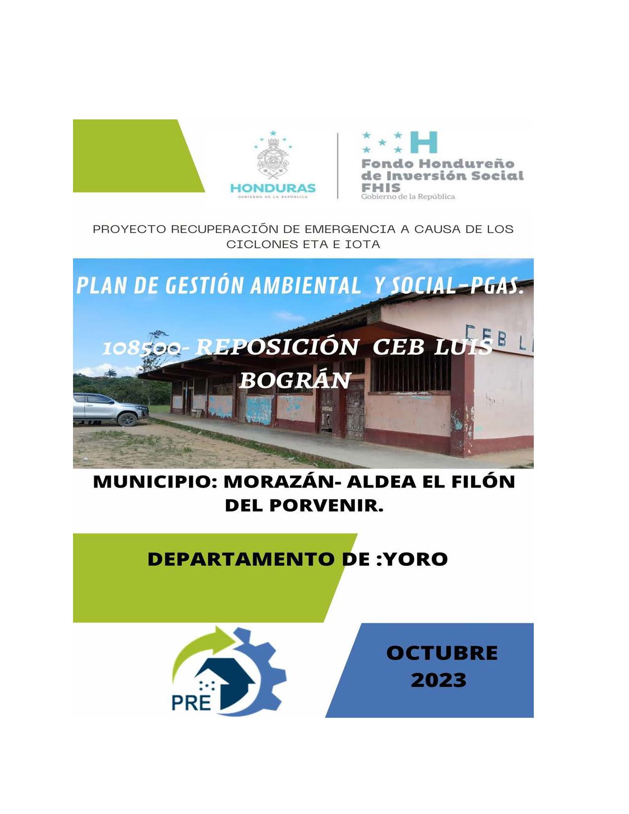 108500 PGAS REPOSICIÓN CEB LUIS BOGRAN MUNICIPIO DE MORAZAN YORO_Página_001 108500 PGAS REPOSICIÓN CEB LUIS BOGRAN MUNICIPIO DE MORAZAN YORO