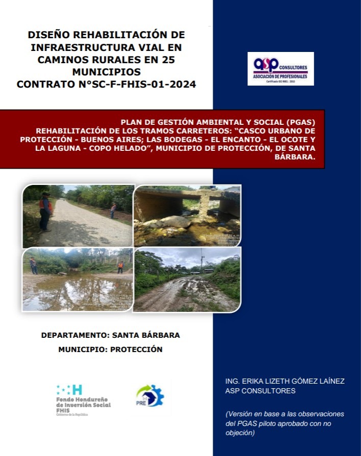 PGAS -Tramos Paquete #1 Muncipio Protección VERSION FINAL PGAS -Tramos Paquete #1 Muncipio Protección VERSION FINAL