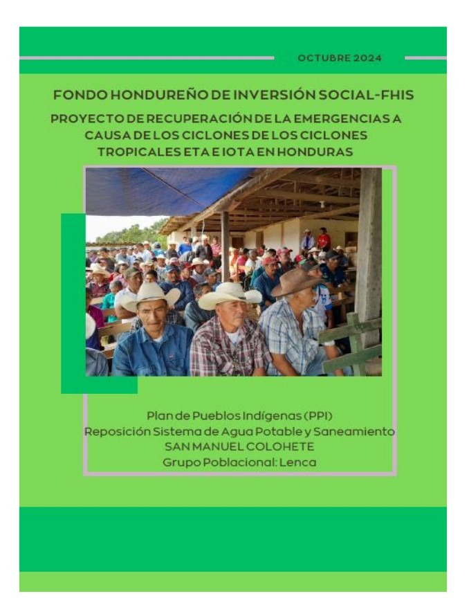 PPI SUBPROYECTO 109256 PEPOSICIÓN SISTEMA DE AGUA POTABLE Y SANEAMIENTO PPI SUBPROYECTO 109256 PEPOSICIÓN SISTEMA DE AGUA POTABLE Y SANEAMIENTO